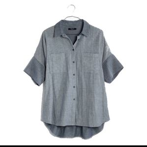 Madewell courier shirt in lilydale stripe
